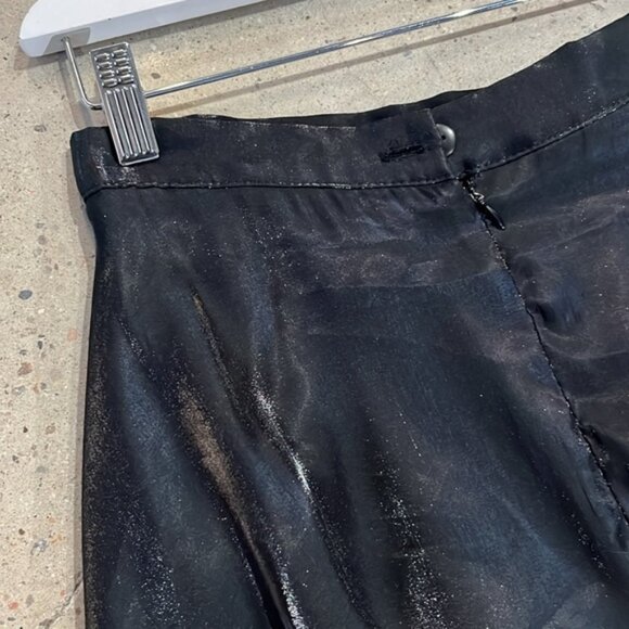 JS Collections Black Iridescent Full-Length Skirt - Picture 4 of 9